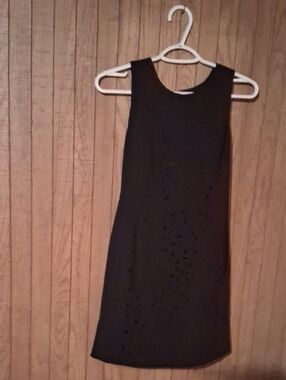 Banana  Republic   Classic Black Sleeveless Shift Dress